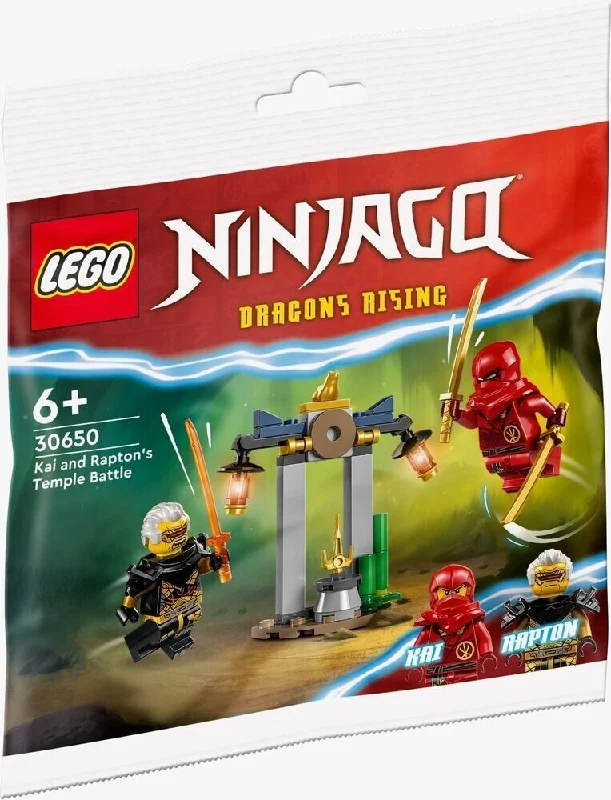 Intricately designed LEGOKai and Rapton's Temple Battle - LEGO Ninjago Rising Polybag Set (30650) Intricately designed LEGOKai and Rapton's Temple Battle - LEGO Ninjago Rising Polybag Set (30650)