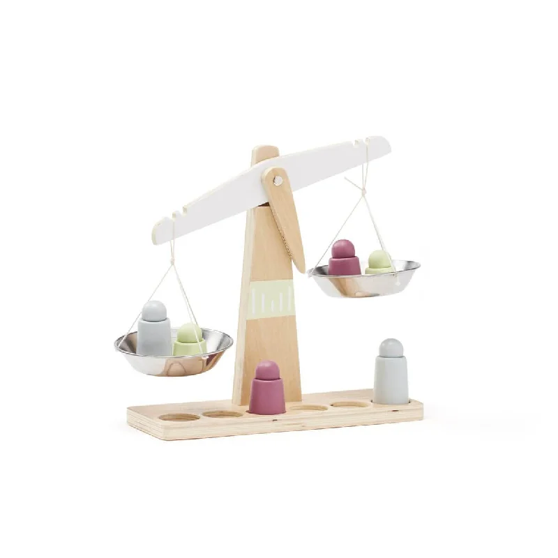 intricately designed wooden toys                 Kids Concept Wooden Weighing Scales