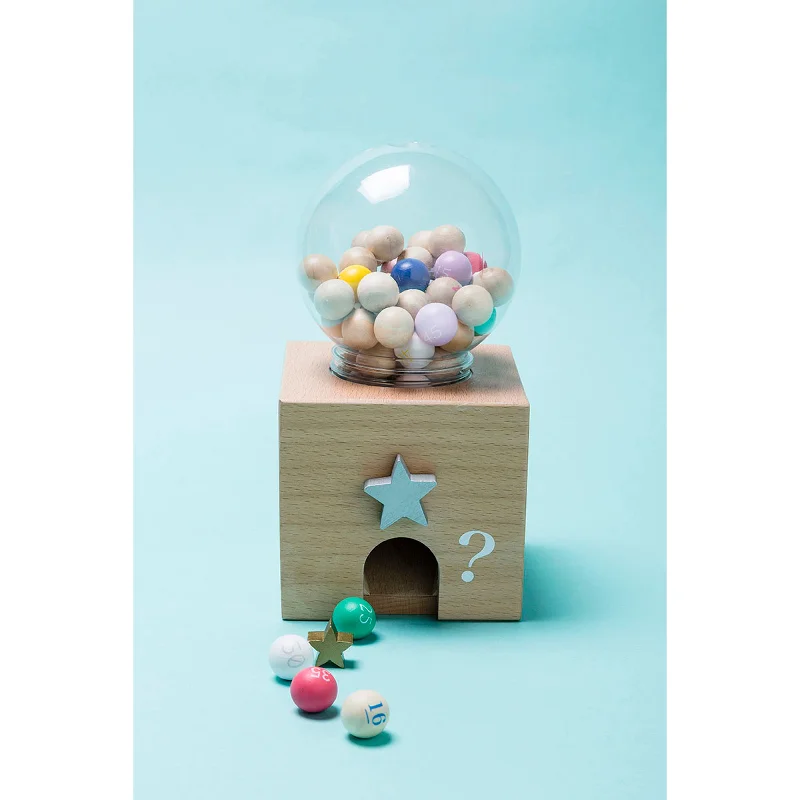 enchanting wooden toys that spark imagination                   kiko+ & gg* Gatcha Gatcha Bingo Set