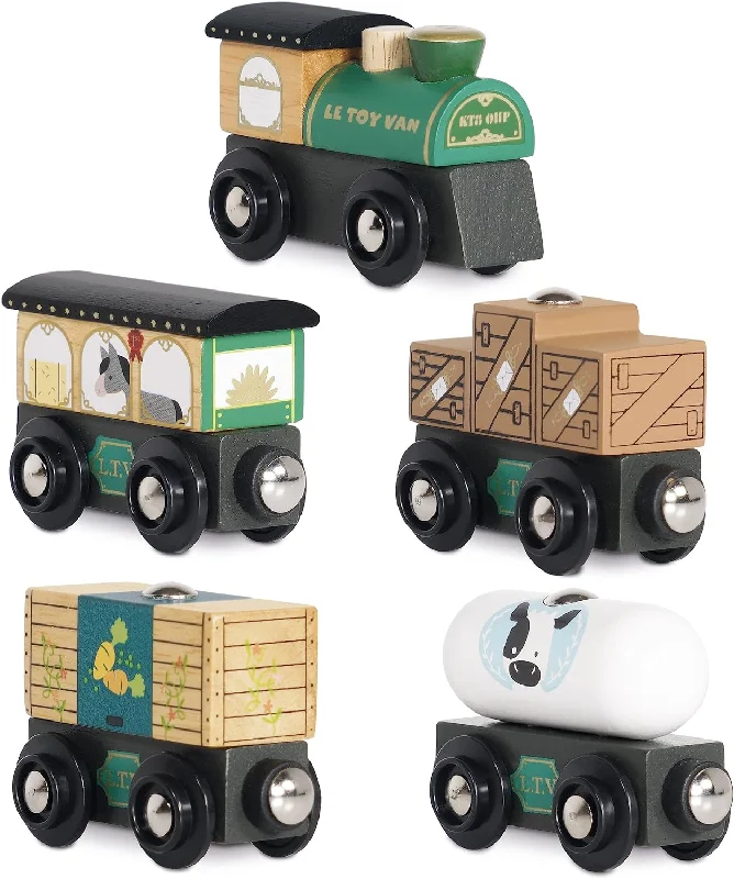 sturdy construction wooden toys                   Le Toy Van TV711 Goods Set Classic Wooden Toy