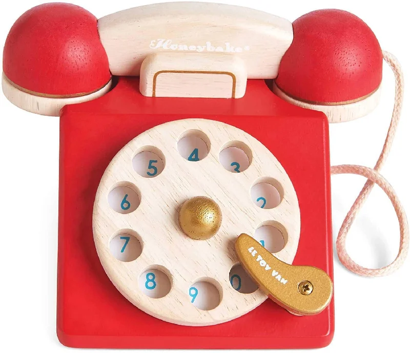 eco-conscious wooden toys                 Le Toy Van Vintage Wooden Phone