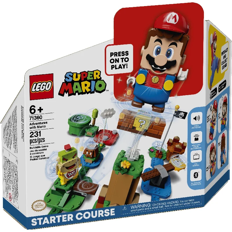 Encouraging hand-eye coordination LEGOLEGO Super Mario Adventures with Mario Starter Course Encouraging hand-eye coordination LEGOLEGO Super Mario Adventures with Mario Starter Course