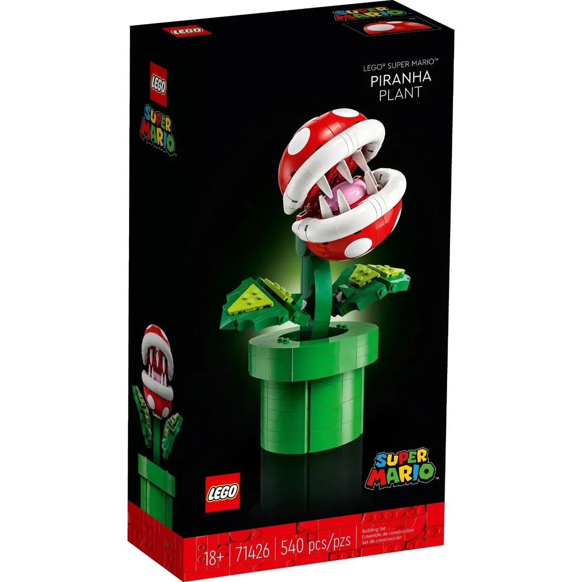 Promoting fine art skills LEGO modelsLEGO Super Mario Piranha Plant