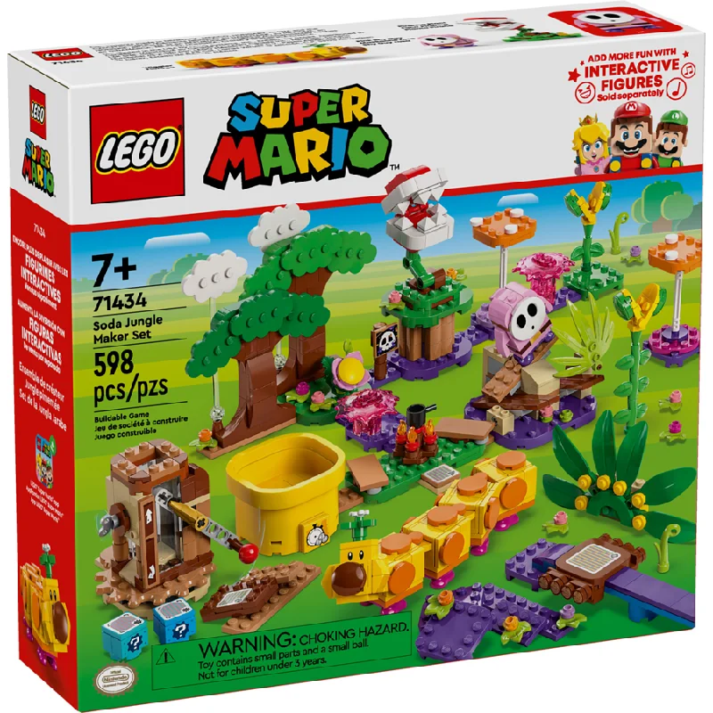 Reflecting popular cultures LEGO themesLEGO Super Mario Soda Jungle Maker Set