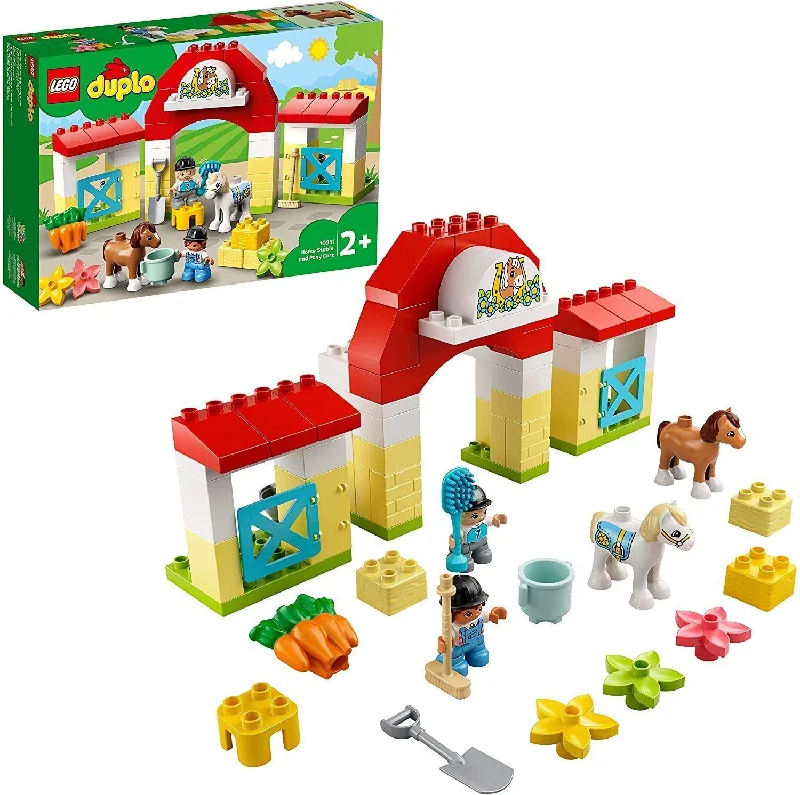 Offering a wide range of themes LEGOLEGO DUPLO 10951 Town Horse Stable and Pony Care Toddler Toy Offering a wide range of themes LEGOLEGO DUPLO 10951 Town Horse Stable and Pony Care Toddler Toy