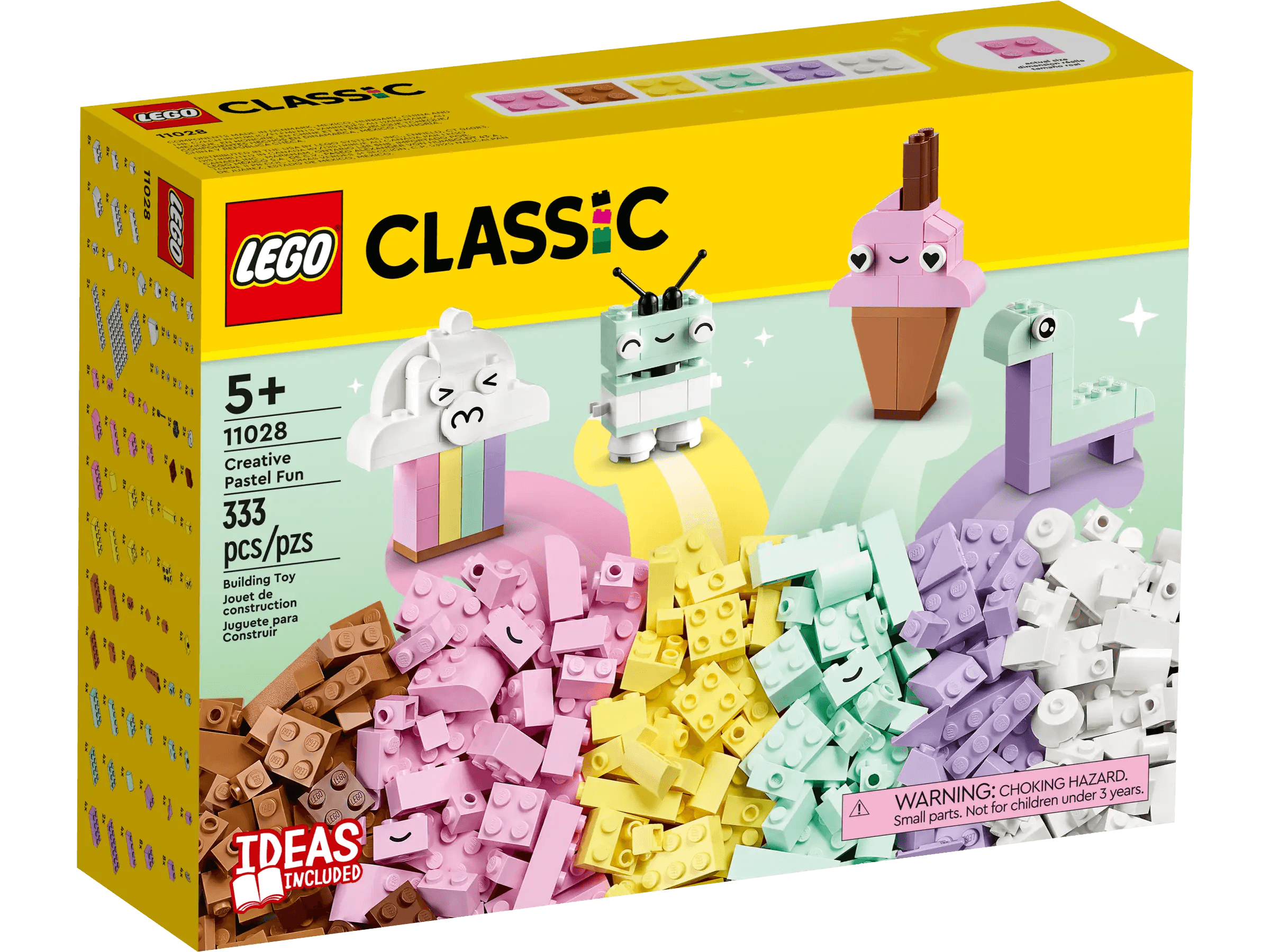 Beautifully crafted LEGO sculpturesLEGO 11028 CLASSIC Creative Pastel Fun