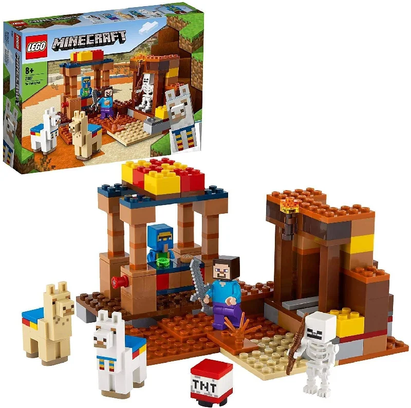Offering a sense of accomplishment LEGOLEGO MINECRAFT 21167 The Trading Post Building Set Offering a sense of accomplishment LEGOLEGO MINECRAFT 21167 The Trading Post Building Set