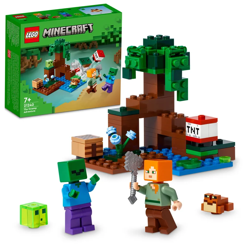Age-appropriate LEGO toysLEGO 21240 Minecraft The Swamp Adventure
