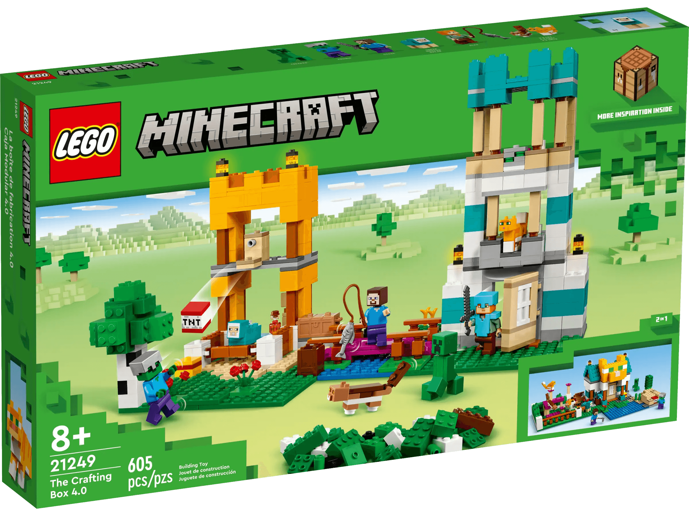 Offering a wide range of themes LEGOLEGO 21249 MINECRAFT The Crafting Box 4.0