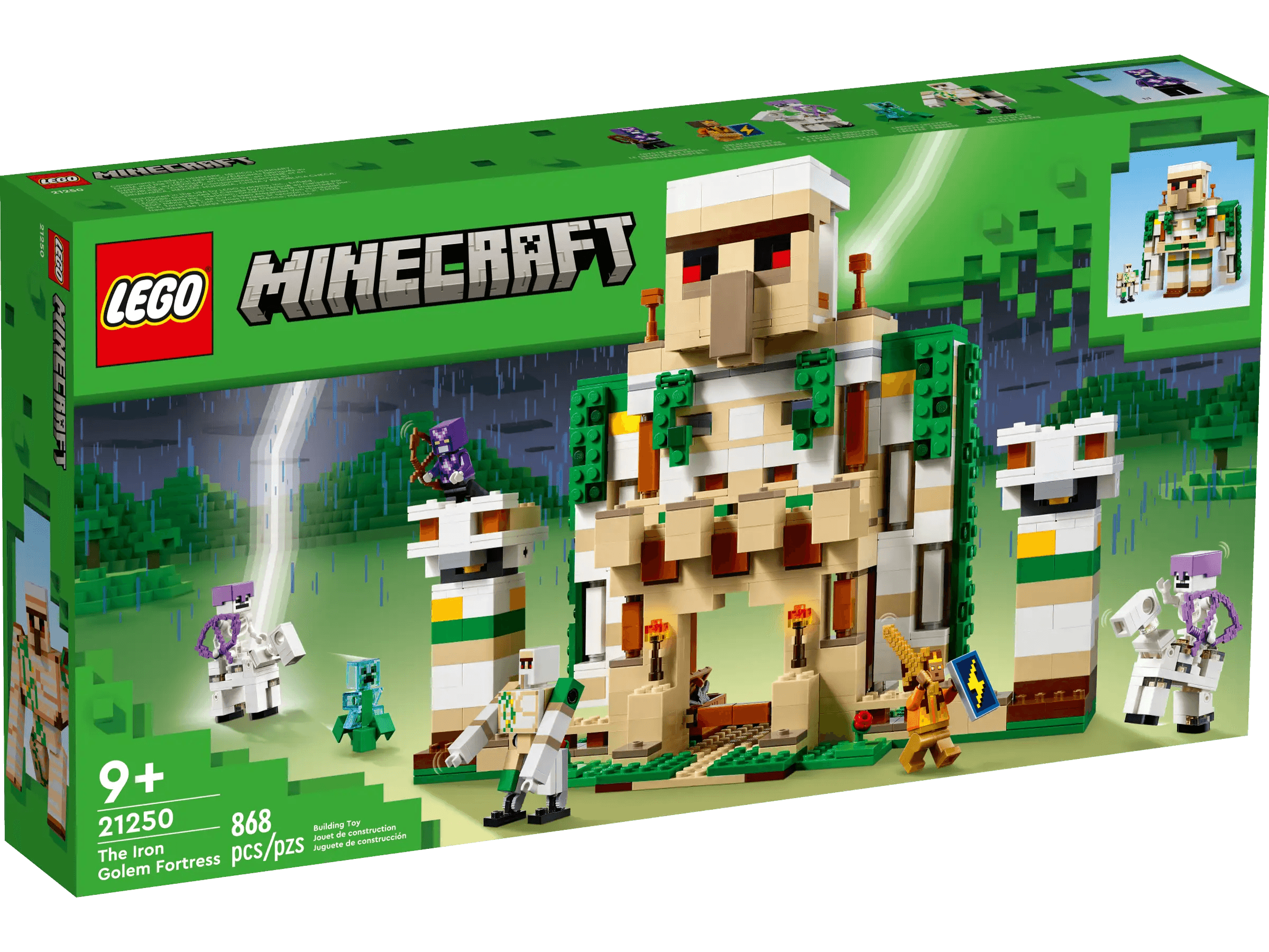 Offering a sense of pride LEGOLEGO MINECRAFT 21250 The Iron Golem Fortress