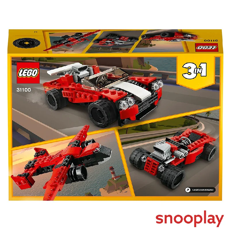 Encouraging hand-eye coordination LEGOLEGO 3 in 1- Sports Car, Hot Rod & Plane Construction Blocks Set (31100) Encouraging hand-eye coordination LEGOLEGO 3 in 1- Sports Car, Hot Rod & Plane Construction Blocks Set (31100)