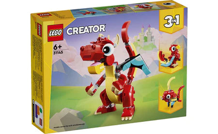 Captivating and enchanting LEGO worldsLEGO® Creator 31145 3-in-1 Red Dragon