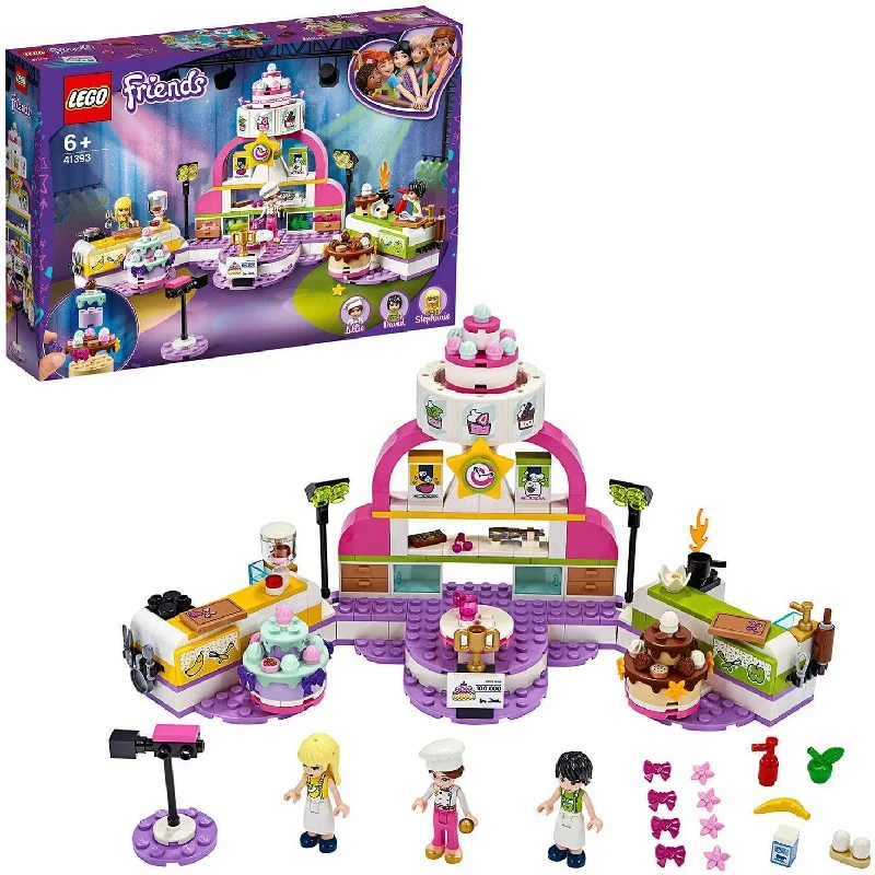 Customizable and personalized LEGO optionsLEGO FRIENDS 41393 Baking Competition Playset with Toy Cakes