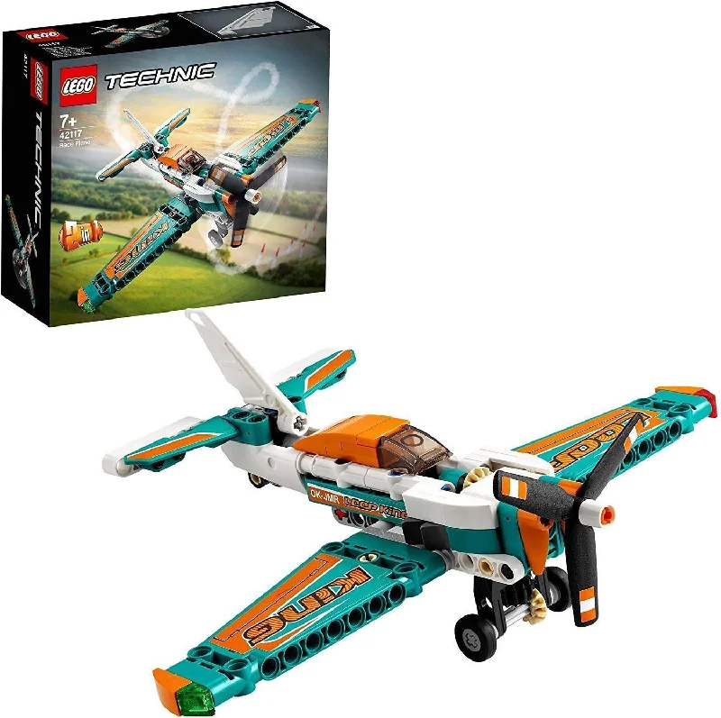 Stimulating and engaging LEGO playLEGO TECHNIC 42117 Race Plane Toy to Jet Aeroplane