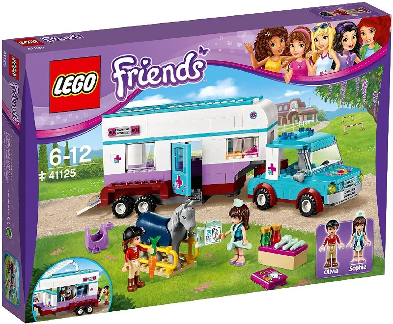 Family-friendly LEGO experiencesLEGO FRIENDS 41125 Horse Vet Trailer Construction Set