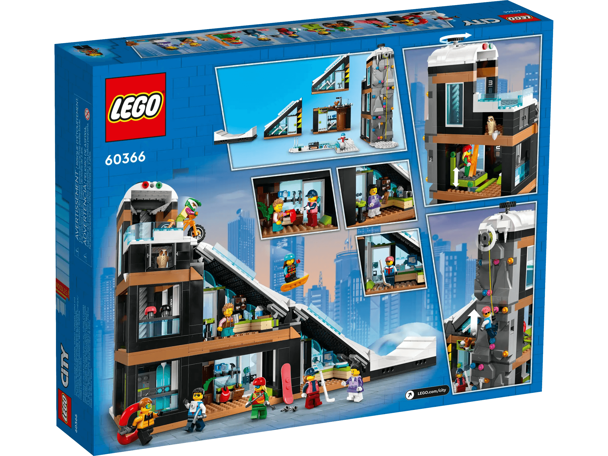 Providing a tactile learning experience LEGOLEGO 60366 CITY Ski and Climbing Center