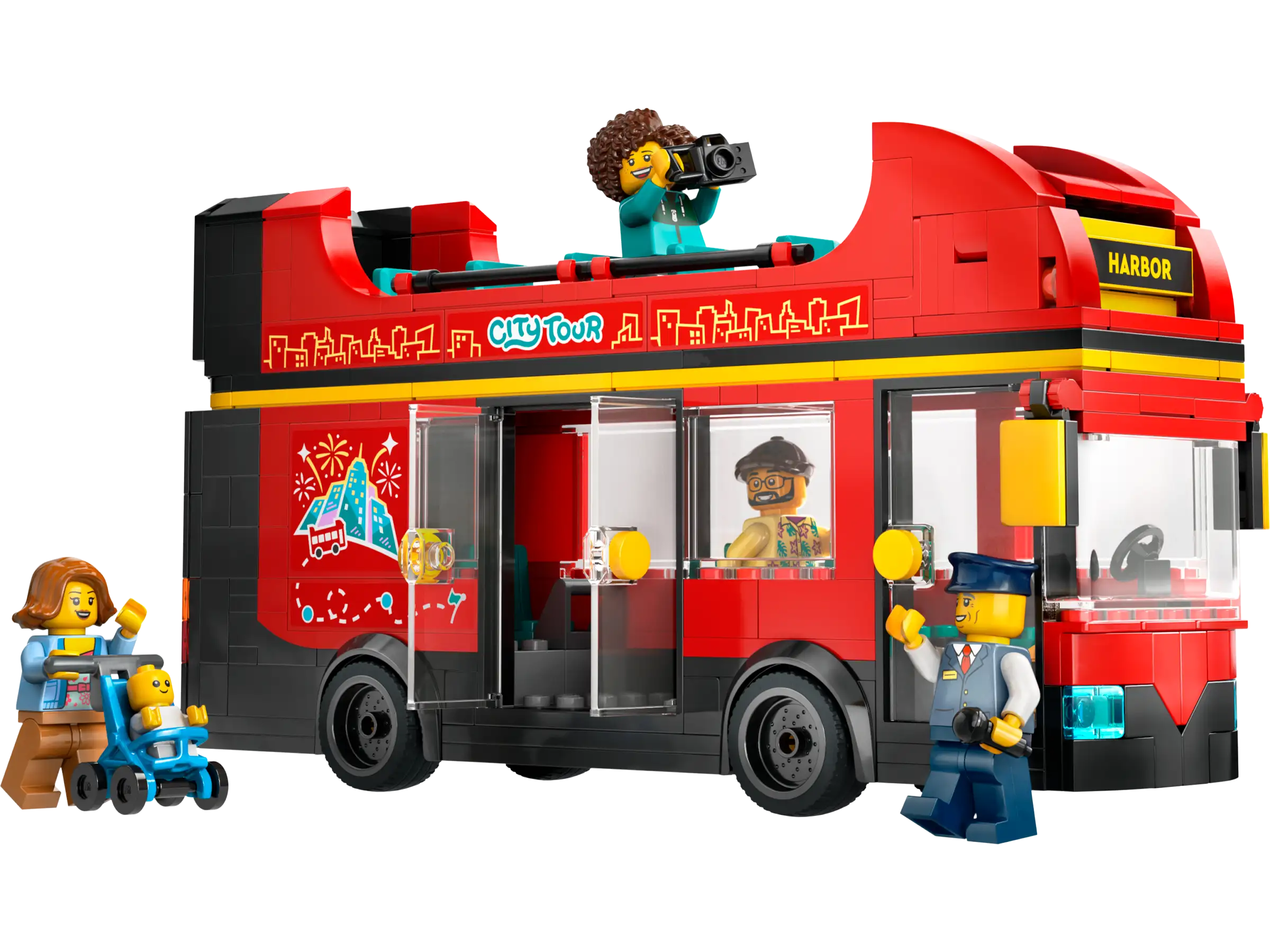 Encouraging hand-eye coordination LEGOLEGO 60407 City Red Double-Decker Sightseeing Bus Encouraging hand-eye coordination LEGOLEGO 60407 City Red Double-Decker Sightseeing Bus