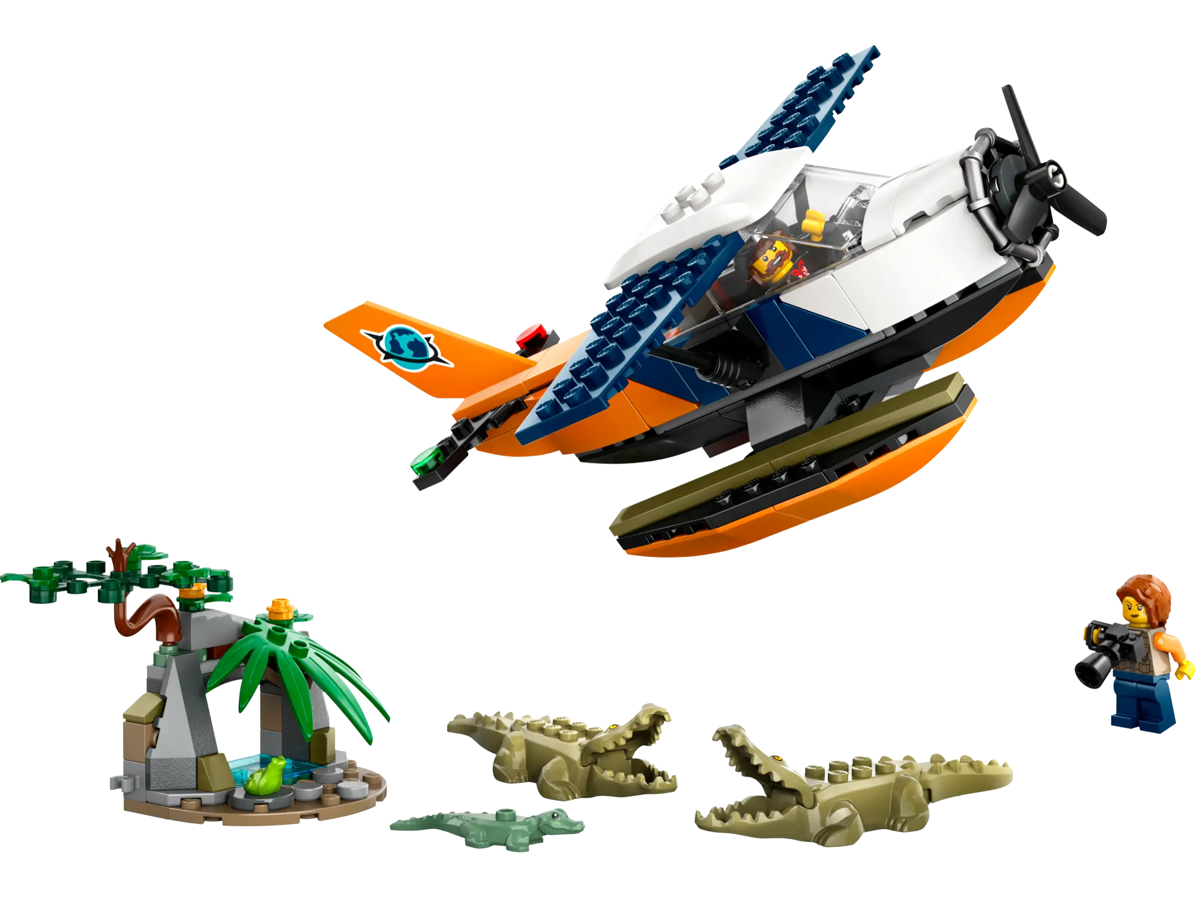 Promoting fine motor skills LEGO setsLEGO 60425 City Jungle Explorer Water Plane