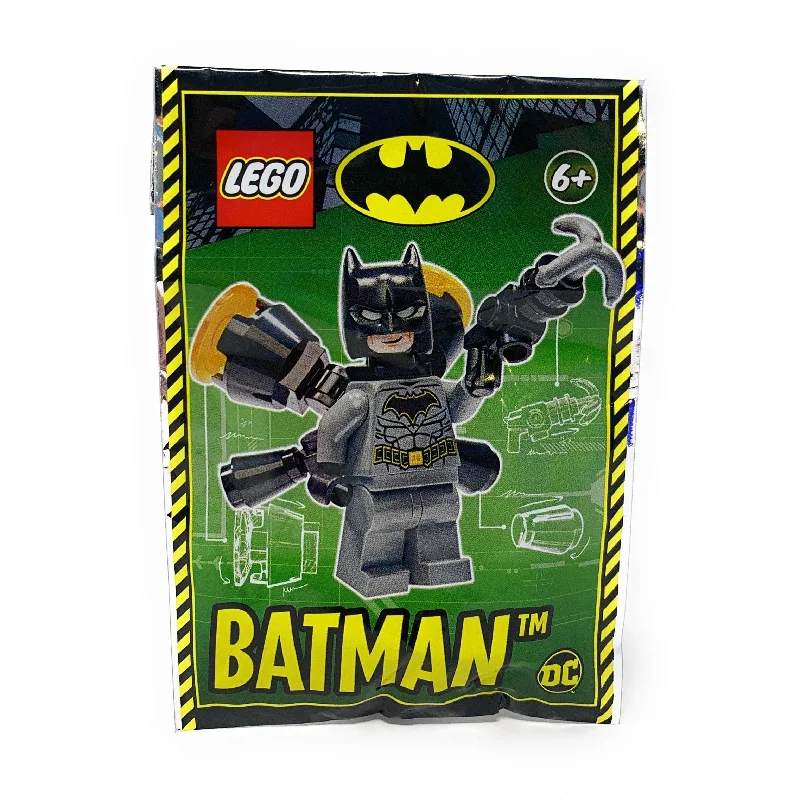 Environmentally friendly LEGO materialsLEGO Batman w/ Rock Pack Minifigure DC Comics Foil Polybag Pack (212113) Environmentally friendly LEGO materialsLEGO Batman w/ Rock Pack Minifigure DC Comics Foil Polybag Pack (212113)