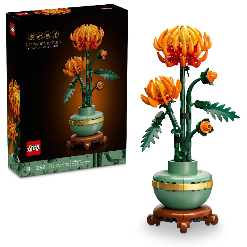 Skill-building LEGO activitiesLEGO Botanical Chrysanthemum, 10368, Ages 18+, 278 Pieces Skill-building LEGO activitiesLEGO Botanical Chrysanthemum, 10368, Ages 18+, 278 Pieces