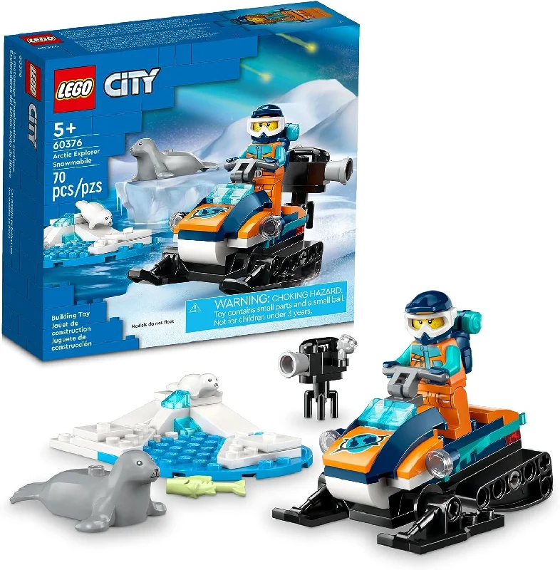 Highly adaptable LEGO creationsLEGO City Arctic Explorer Snowmobile Set (60376)