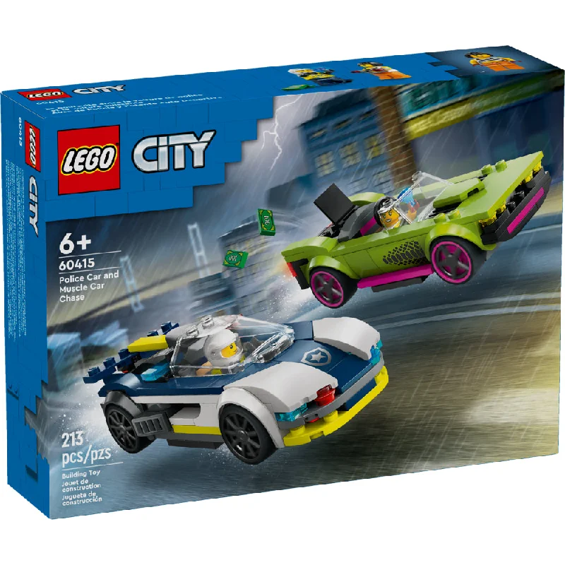 Inspiring future engineers LEGOLEGO® City: Coche De Policía Y Potente Deportivo
