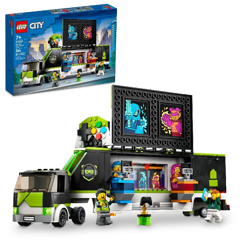 Stimulating and engaging LEGO playLEGO City Gaming Tournament Truck, 60388, Ages 7+, 344 Pieces Stimulating and engaging LEGO playLEGO City Gaming Tournament Truck, 60388, Ages 7+, 344 Pieces
