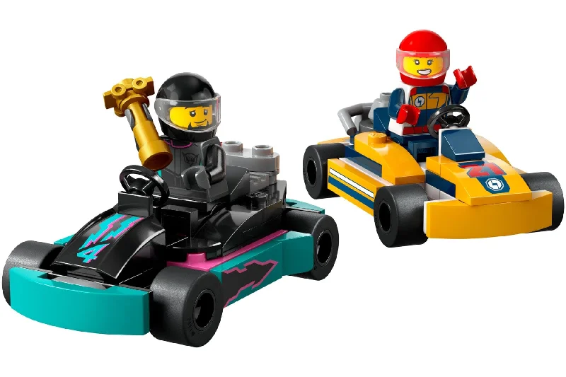 Reflecting diverse hobbies LEGO setsLEGO City Go-Karts and Race Drivers