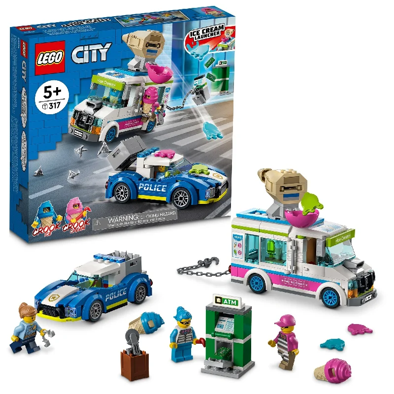 Imagination-sparking LEGO setsLEGO City Ice Cream Truck Police Chase, 60314, Ages 5+, 317 Pieces Imagination-sparking LEGO setsLEGO City Ice Cream Truck Police Chase, 60314, Ages 5+, 317 Pieces