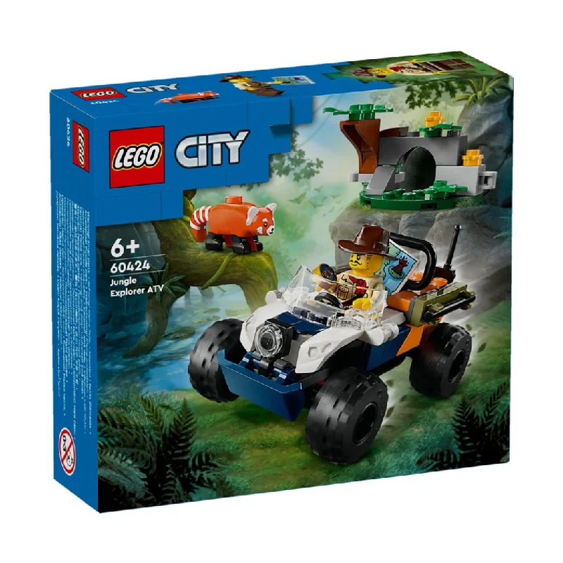Stimulating and engaging LEGO playLEGO City Jungle Explorer ATV Red Panda Mission Set 60424 Stimulating and engaging LEGO playLEGO City Jungle Explorer ATV Red Panda Mission Set 60424