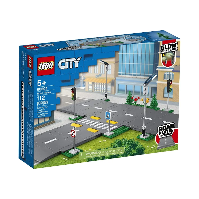 Promoting spatial awareness LEGOLEGO® City Road Plates Building Set 60304