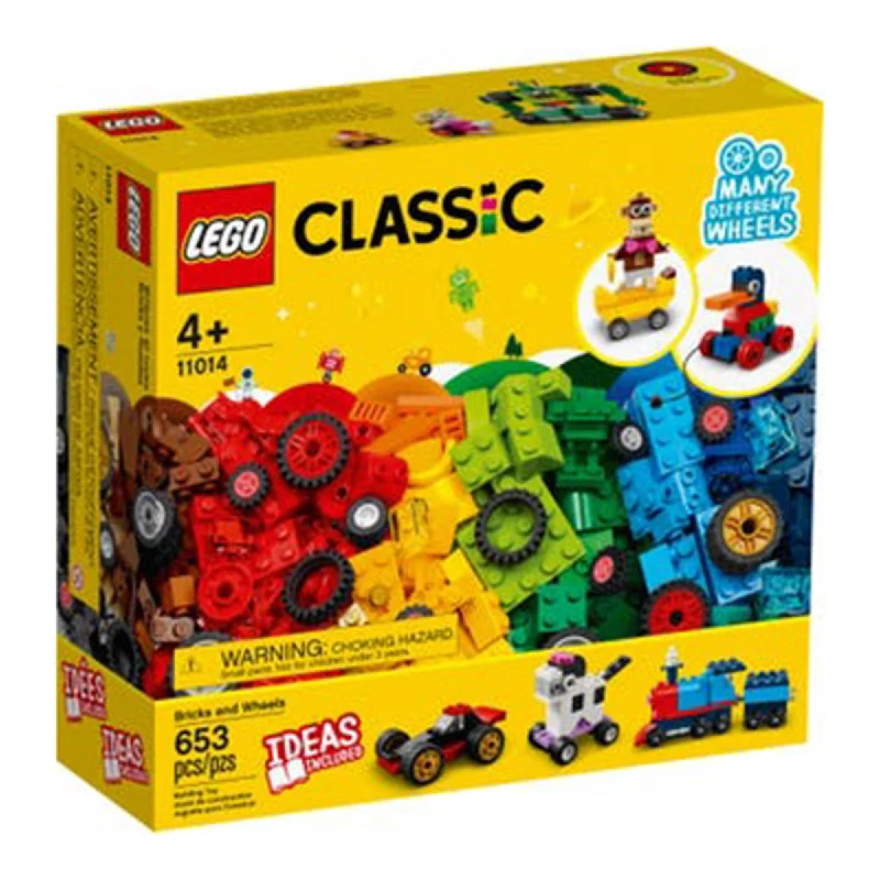 Endlessly customizable LEGO setsLEGO Classic Bricks and Wheels, 11014, Ages 4+, 653 Pieces Endlessly customizable LEGO setsLEGO Classic Bricks and Wheels, 11014, Ages 4+, 653 Pieces