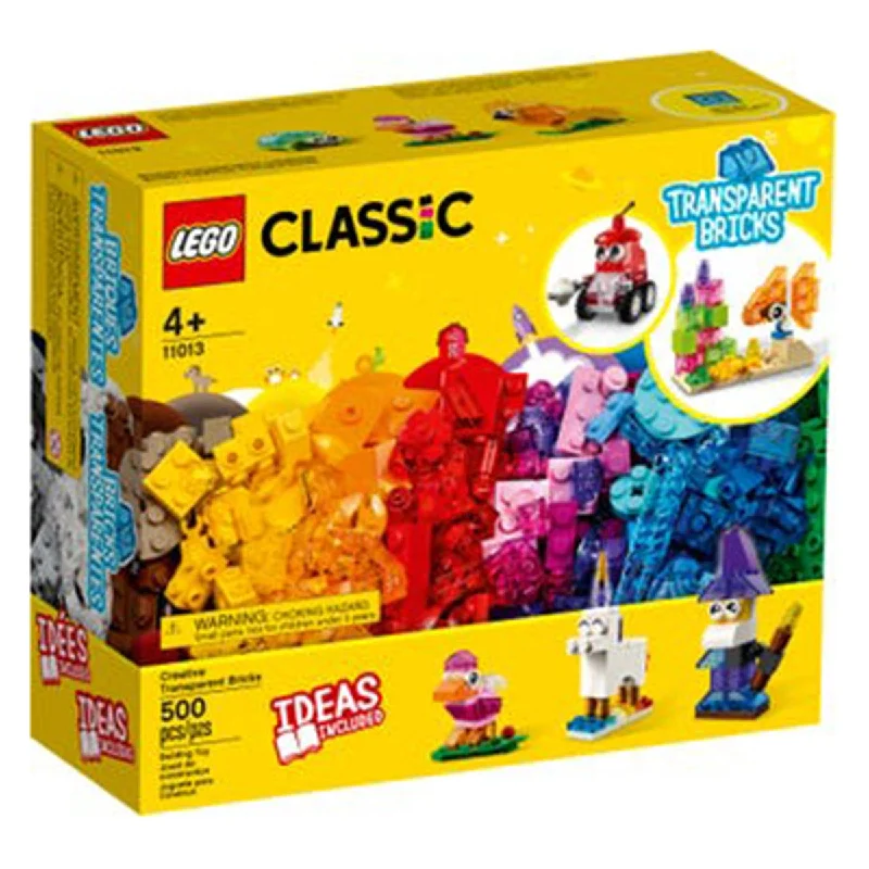 Offering a wide range of themes LEGOLEGO Classic Creative Transparent Bricks, 11013, Ages 4+, 500 Pieces Offering a wide range of themes LEGOLEGO Classic Creative Transparent Bricks, 11013, Ages 4+, 500 Pieces