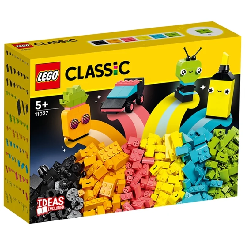 Fostering patience and perseverance LEGOLEGO® Classic Kreativt Sjov med Neonfarver