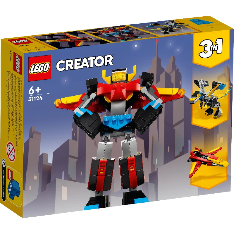 Providing a tactile learning experience LEGOLEGO® Creator 3en1: Robot Invencible