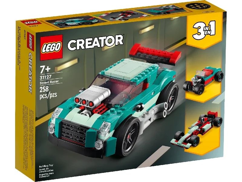 Enhancing cognitive development LEGOLEGO Creator 3-in-1 Street Racer, 31127, Ages 7+, 258 Pieces Enhancing cognitive development LEGOLEGO Creator 3-in-1 Street Racer, 31127, Ages 7+, 258 Pieces