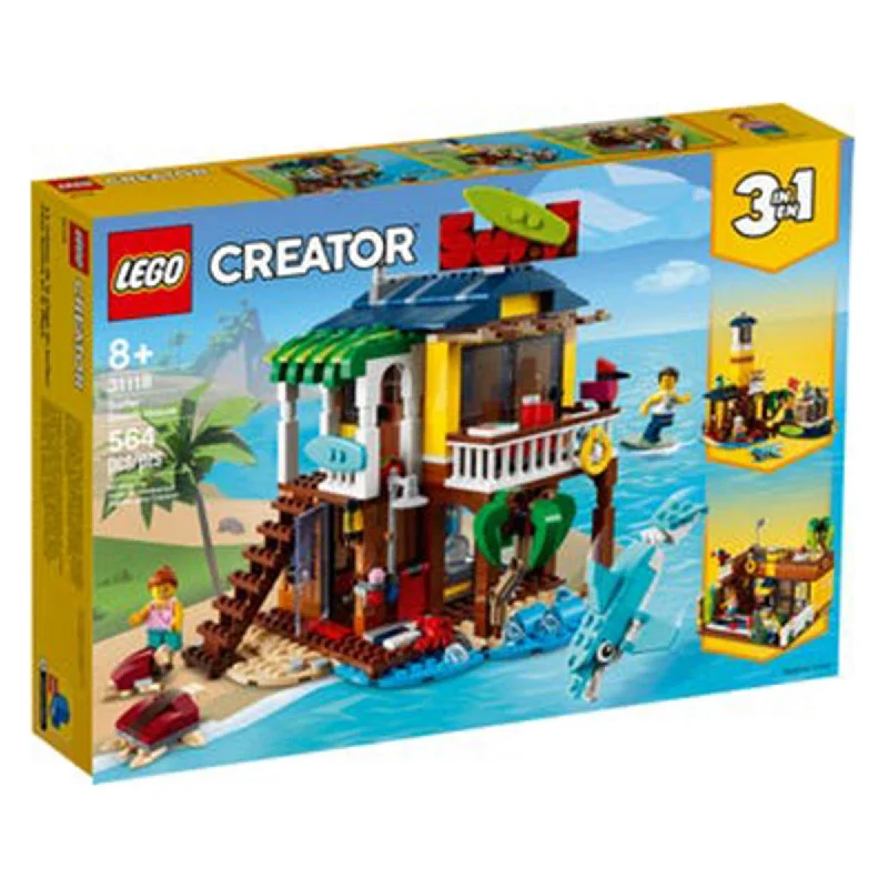 Offering a sense of pride LEGOLEGO Creator 3-in-1 Surfer Beach House, 31118, Ages 8+, 564 Pieces Offering a sense of pride LEGOLEGO Creator 3-in-1 Surfer Beach House, 31118, Ages 8+, 564 Pieces