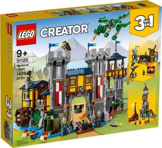 Reflecting popular cultures LEGO themesLEGO® Creator 31120 Medieval Castle