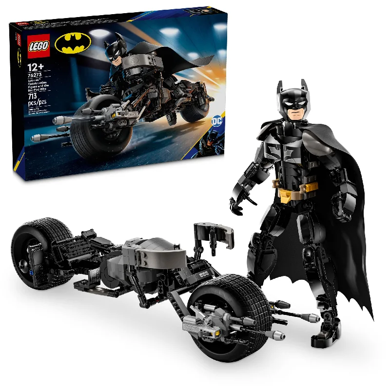 Finely detailed LEGO structuresLEGO DC Comics Batman Construction Figure and the Bat-Pod Bike, 76273, Ages 12+, 713 Pieces Finely detailed LEGO structuresLEGO DC Comics Batman Construction Figure and the Bat-Pod Bike, 76273, Ages 12+, 713 Pieces