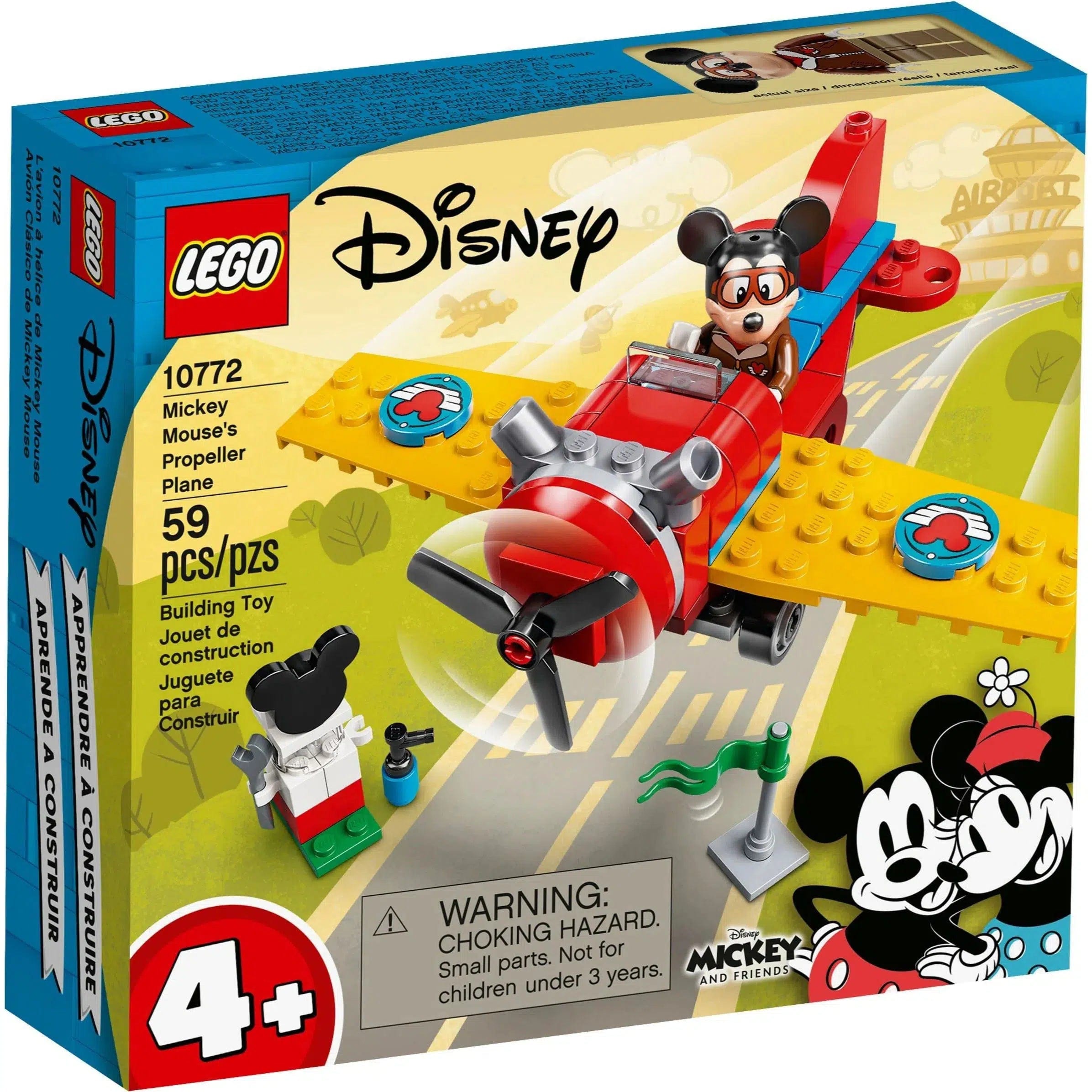 Iconic and recognizable LEGO charactersLEGO [Disney] - Mickey Mouse's Propeller Plane (10772)