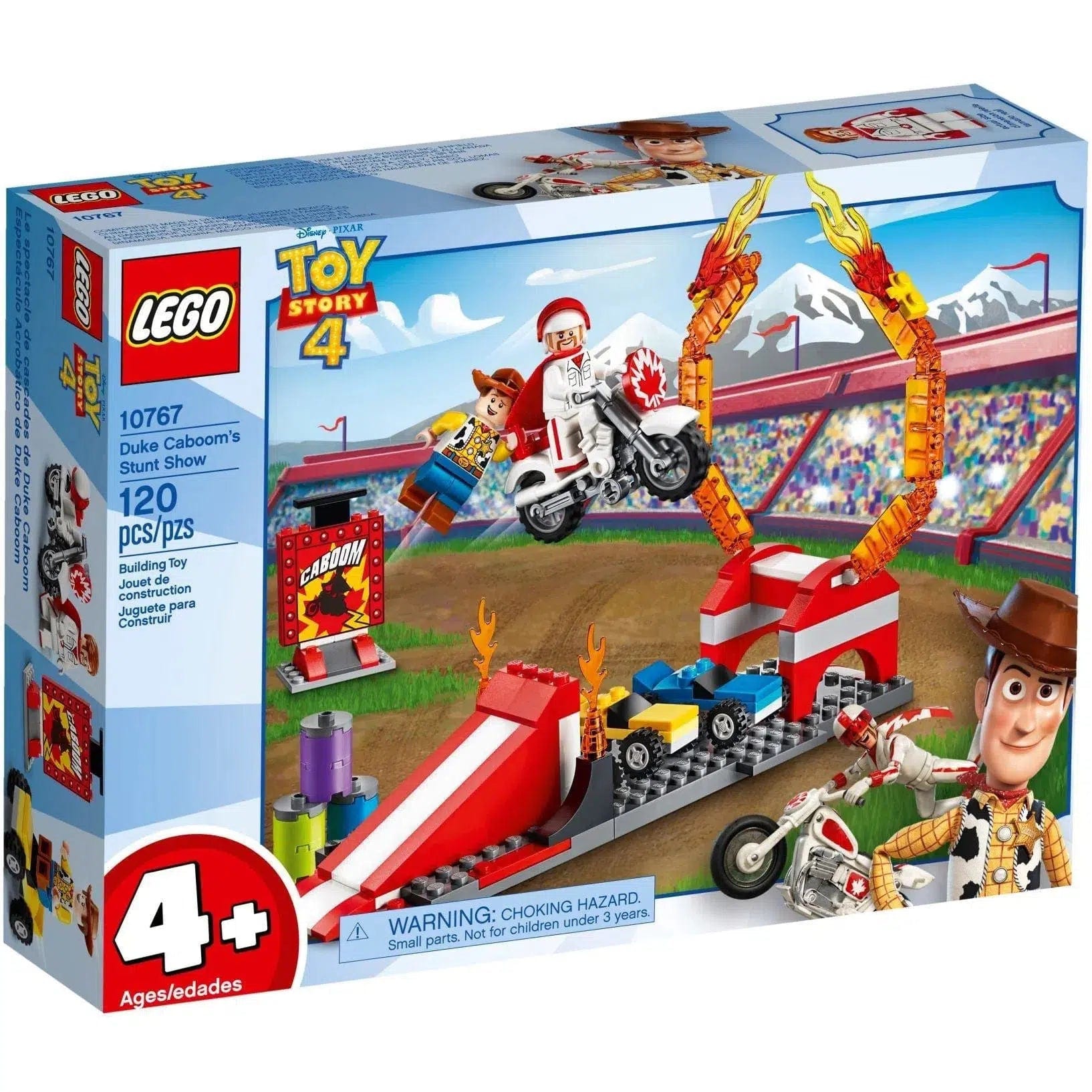 Seamlessly fitting LEGO connectionsLEGO [Disney: Toy Story 4] - Duke Caboom's Stunt Show (10767)