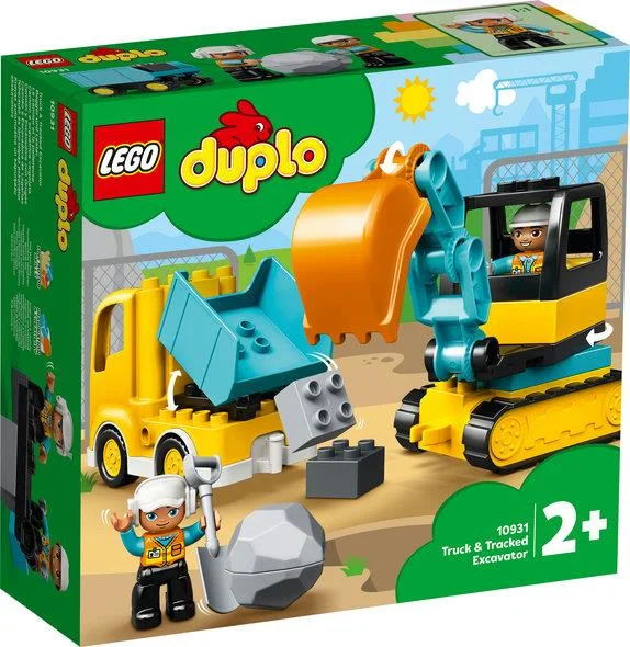 Fostering patience and perseverance LEGOLego Duplo 10931 Truck & Tracked Excavator