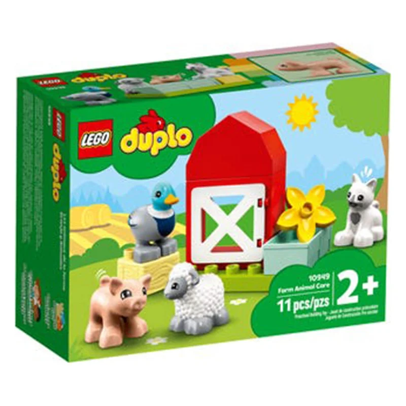 Finely detailed LEGO structuresLEGO Duplo Farm Animal Care, 10949, Ages 2+, 11 Pieces Finely detailed LEGO structuresLEGO Duplo Farm Animal Care, 10949, Ages 2+, 11 Pieces
