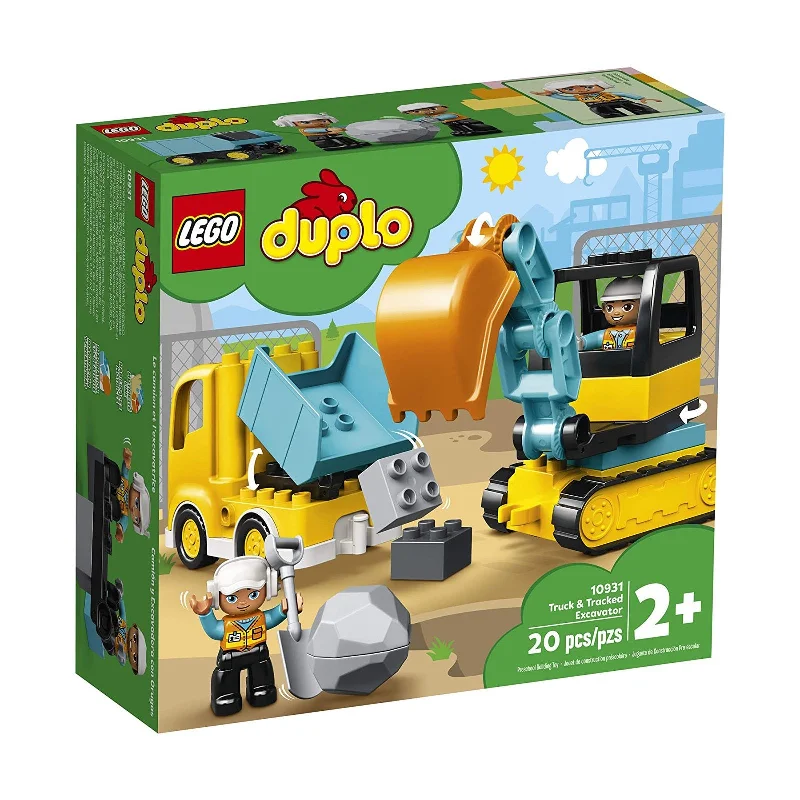 Promoting social skills LEGO playLEGO® Duplo Truck & Tracked Excavator Building Set 10931 Promoting social skills LEGO playLEGO® Duplo Truck & Tracked Excavator Building Set 10931