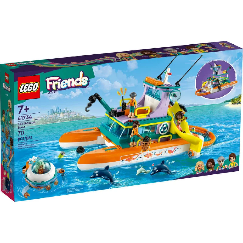 Offering a wide range of themes LEGOLEGO® Friends Sea Rescue Boat 41734 Building Toy Set (717 Pieces)