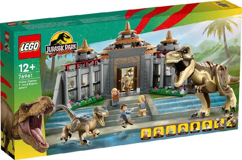 Non-toxic and safe LEGO toysLego Jurassic World 76961 Visitor Center: T. rex & Raptor Attack Non-toxic and safe LEGO toysLego Jurassic World 76961 Visitor Center: T. rex & Raptor Attack
