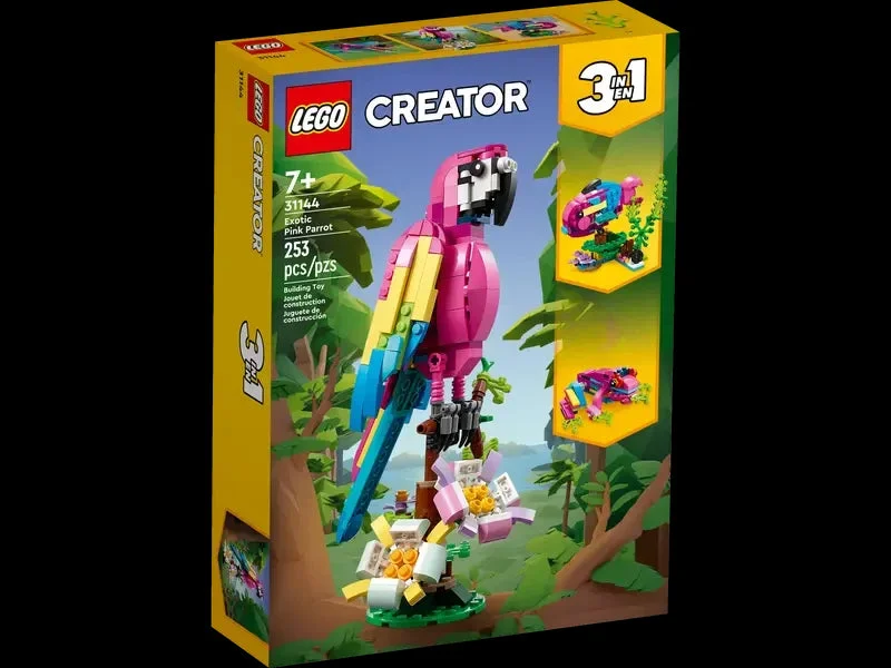Reflecting popular cultures LEGO themesLEGO®Creator 3-i-1 Eksotisk Pink Papegøje