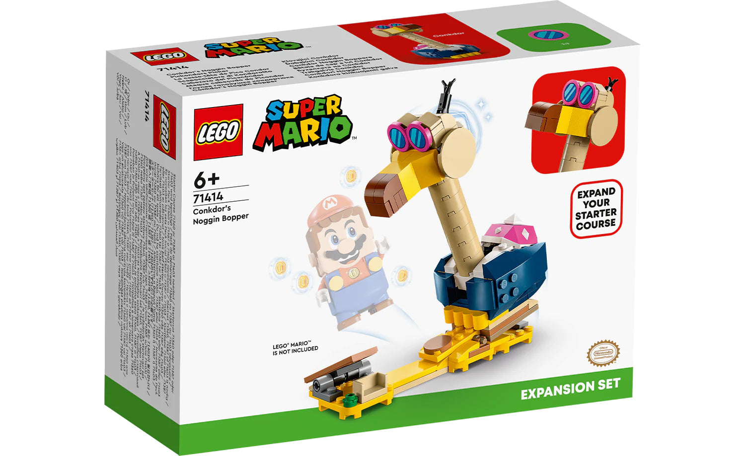 Offering hours of entertainment LEGOLEGO® Mario™ 71414 Conkdor's Noggin Bopper Expansion Set Offering hours of entertainment LEGOLEGO® Mario™ 71414 Conkdor's Noggin Bopper Expansion Set