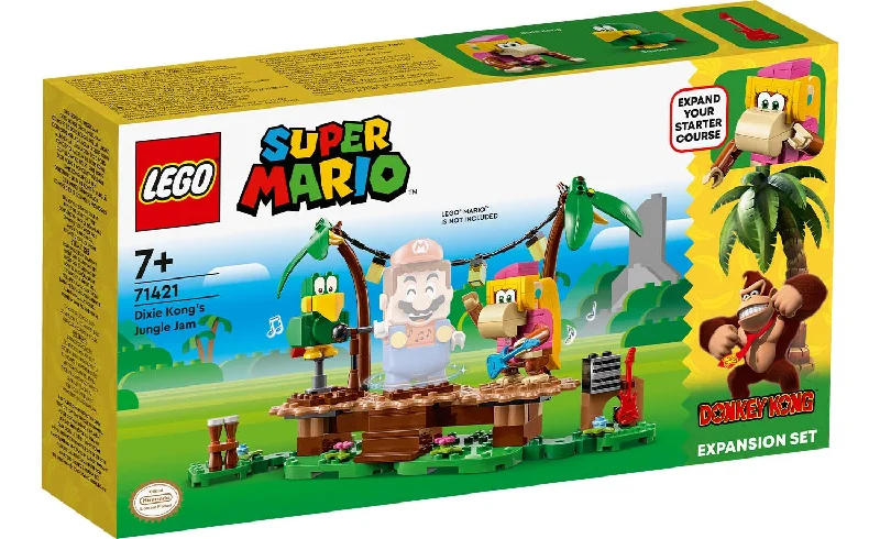 Precisely scaled LEGO miniaturesLEGO® Mario™ 71421 Dixie Kong's Jungle Jam