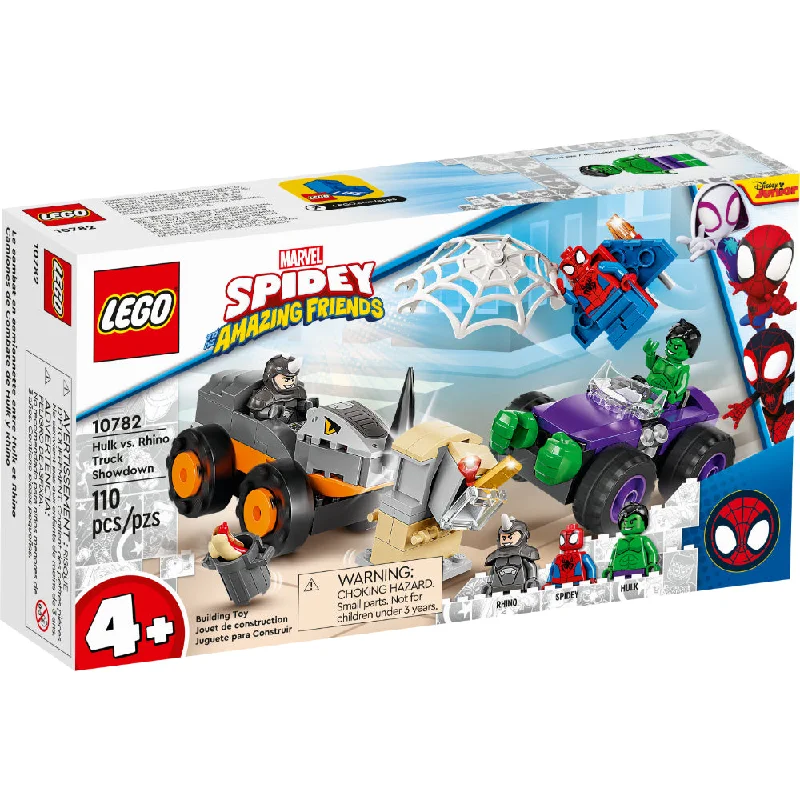 Non-toxic and safe LEGO toysLEGO® Marvel Spidey Y Su Superequipo Camiones De Combate De Hulk Y Rino Non-toxic and safe LEGO toysLEGO® Marvel Spidey Y Su Superequipo Camiones De Combate De Hulk Y Rino